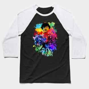 Jackman Thomas Harlow - Watercolour Art Styles Baseball T-Shirt